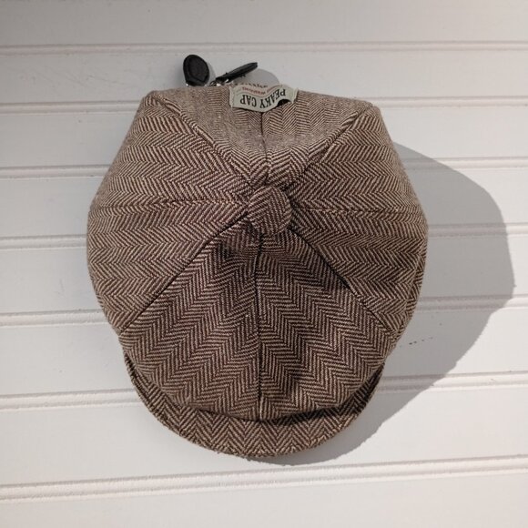 Men's Peaky Cap Tweed Wash Bag Zip Travel Toiletry Bag Blinders Style Hat Case - Picture 2 of 11